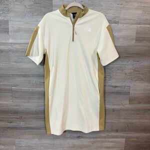 The North Face Women’s Tech Quarter Zip Dress - Cream/Tan - Size M
